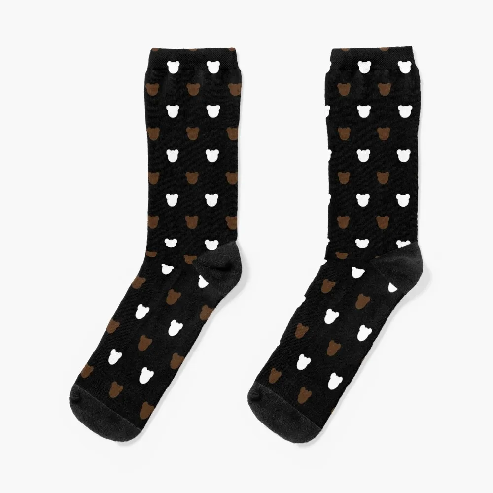 Milk and mocha pattern Socks valentine gift ideas anime japanese fashion Men's Socks Luxury Women's