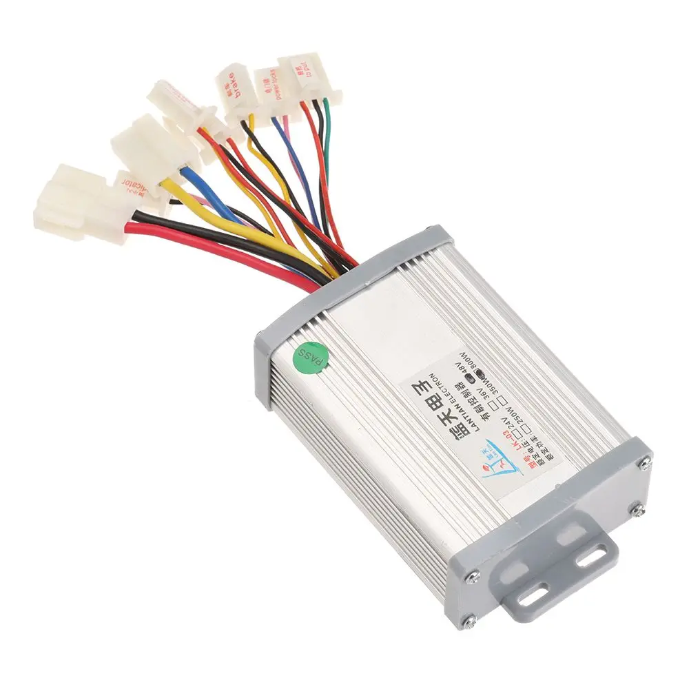 High Quality 24V/36V/48V E-bike Accessories Brushed Controller Electric Bike Motor Electric Bicycle Parts Bicycle Controller
