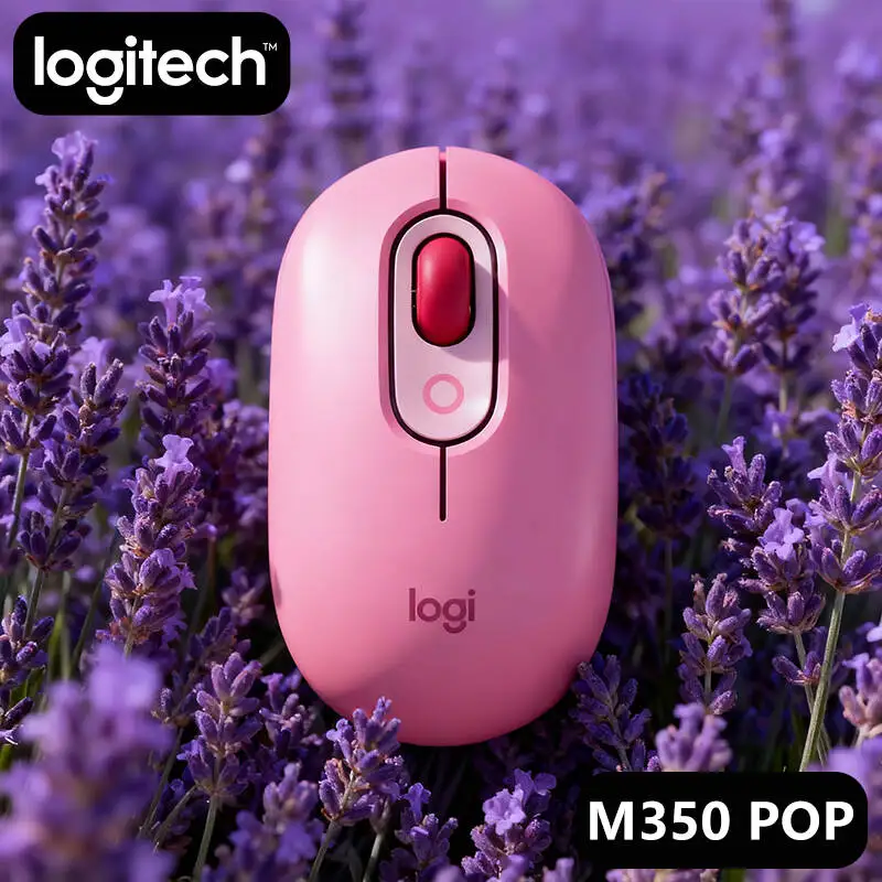 

Беспроводная Bluetooth-мышь Logitech M350 серии POP для iPad, планшетов и ноутбуков