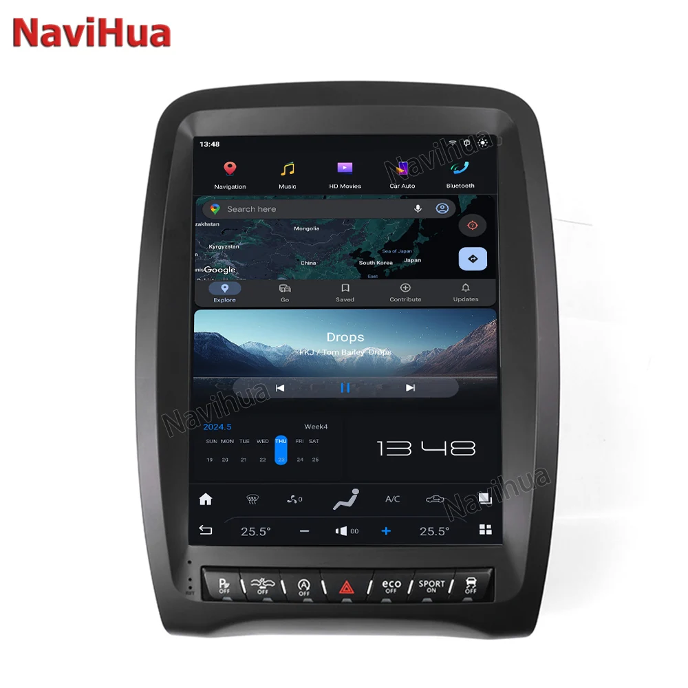 NaviHua Car Multimedia Player Interior kit Accessories Auto Stereo Radio Tape Recorder  Audioradio for Dodge Durango 2014 2019