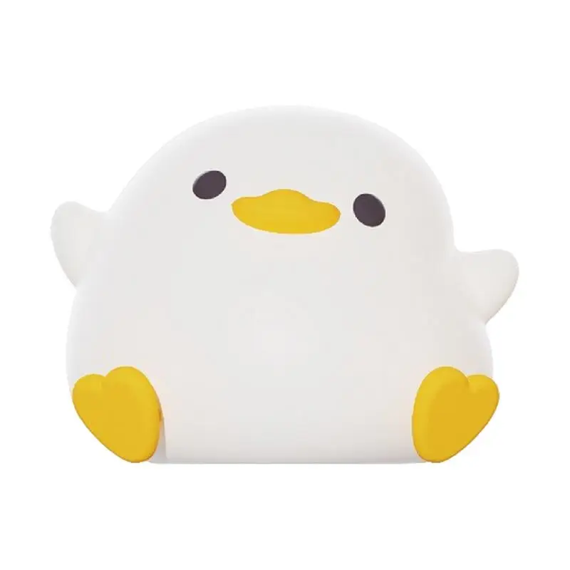 

Animal Night Light Cute Duck Silicone Lamp Night Light With Timer Girls Night Light Rechargeable Lamp Sensor Light For Family