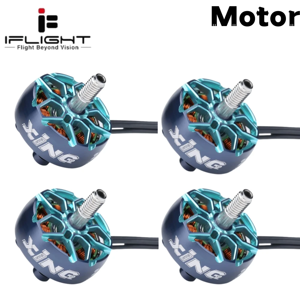 محرك iFlight XING2 XING V2 2207 / 2306 1755 / 1855 / 2555 / 2755KV 4-6S مع عمود 5 مم لطائرات بدون طيار RC FPV #1