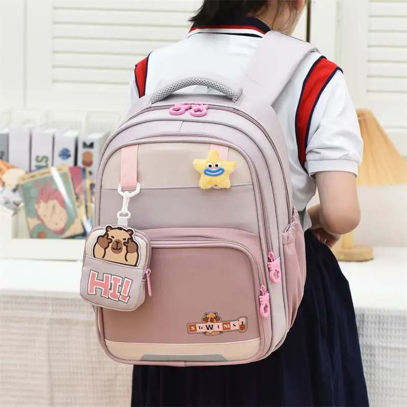 2026 جديد كبير حقائب الطالب الأطفال أكسفورد الكرتون حقائب الظهر في رياض الأطفال فتاة صبي طالب حقيبة كتب أطفال المدرسية الابتدائية #5