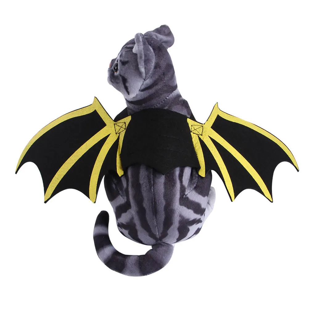 

1Pcs Pet Bat Wing Halloween Costume Creative Soft Cat Dog Puppy Outfit Halloween Party Apparel Costume Wing Pet Outfit