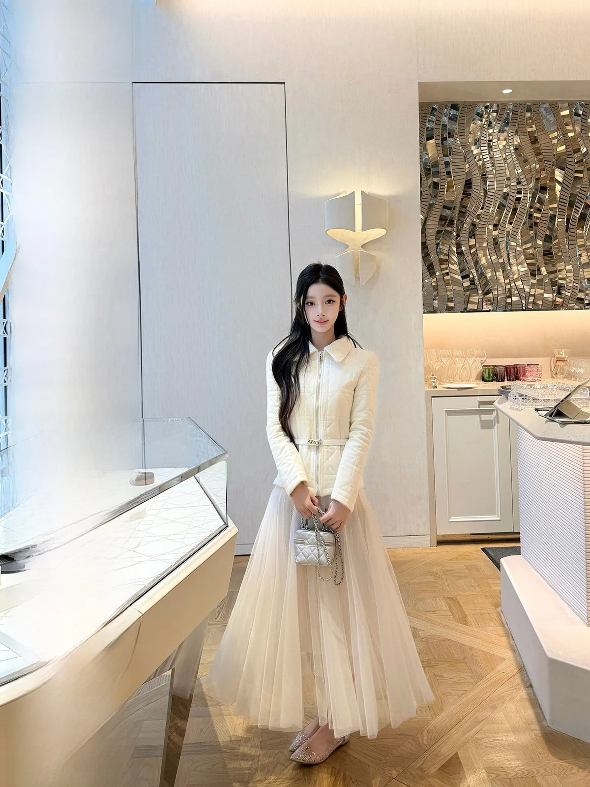 

Мягкая универсальная длинная юбка для женщин с высокой талией, простая, для повседневной носки, из других материалов, 100% прочные материалы, прочее.