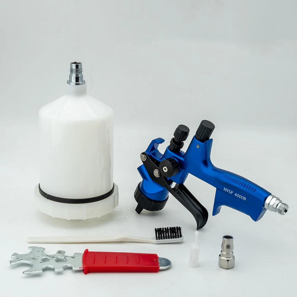 Hoge Kwaliteit 4000B HVLP Spuitpistool 1.3mm Rvs Mondstuk Verneveling Professionele Spuit Verf Airbrush Voor Auto Schilderen - afbeelding 1