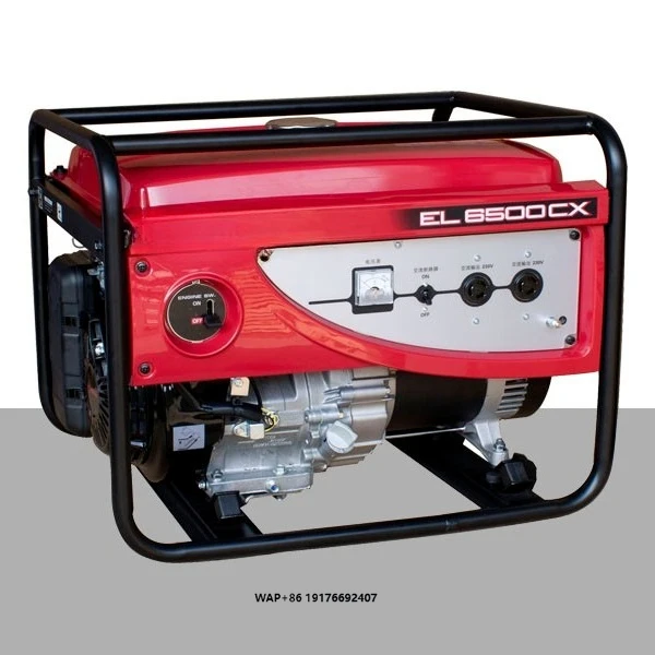 

5KW 5.5KW Home Use Mini Petrol Generators Japan GX390H1 Engine EL6500CX EL6500CXS Generator 5KVA