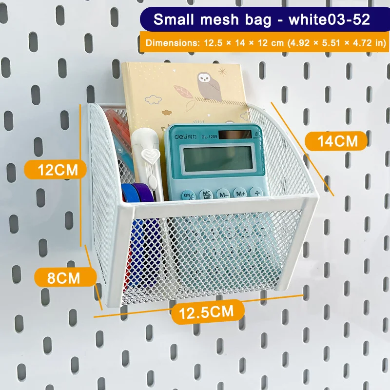 

Y103 Pegboard Accessories - Large Hanging Basket, Small Hanging Basket, Medium & Small Wire Baskets, Multi-Size Mesh Baskets