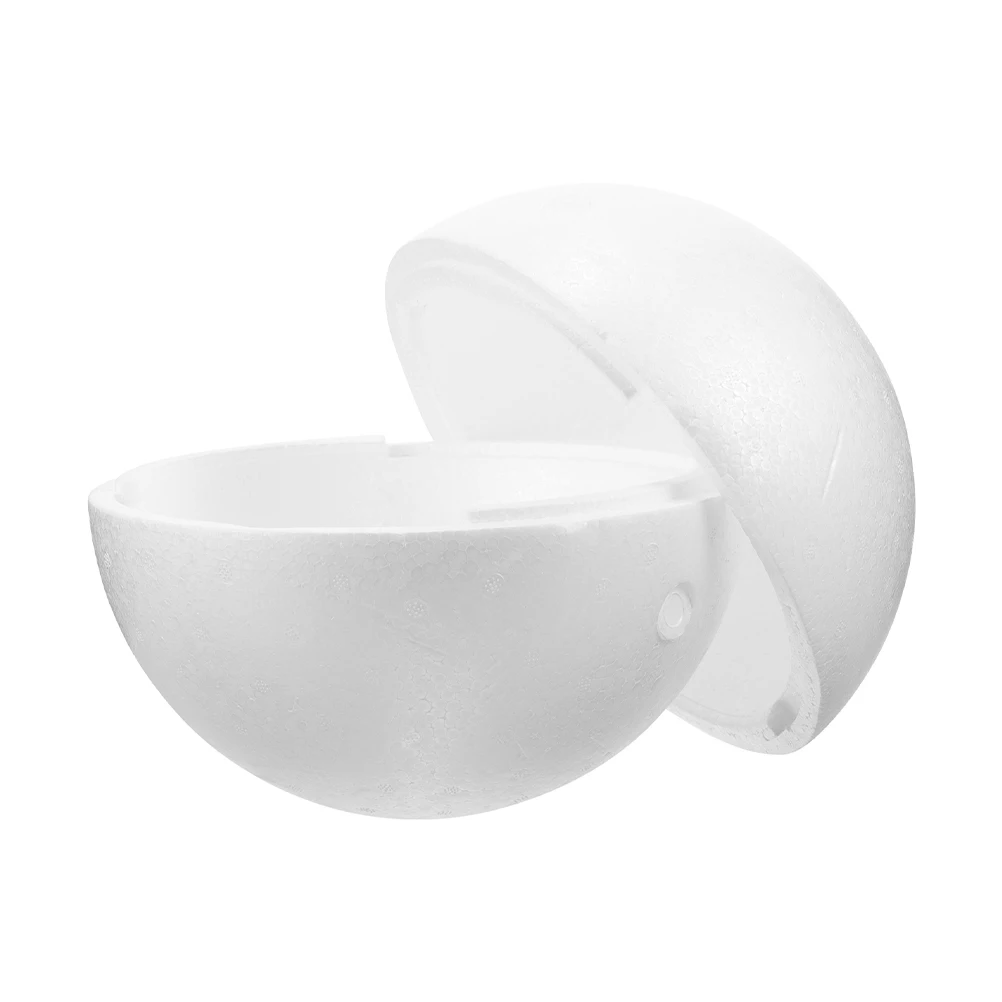

Hemispherical Shape Foam Ball Sphere Flower Foams Outdoor White Solar System Balls