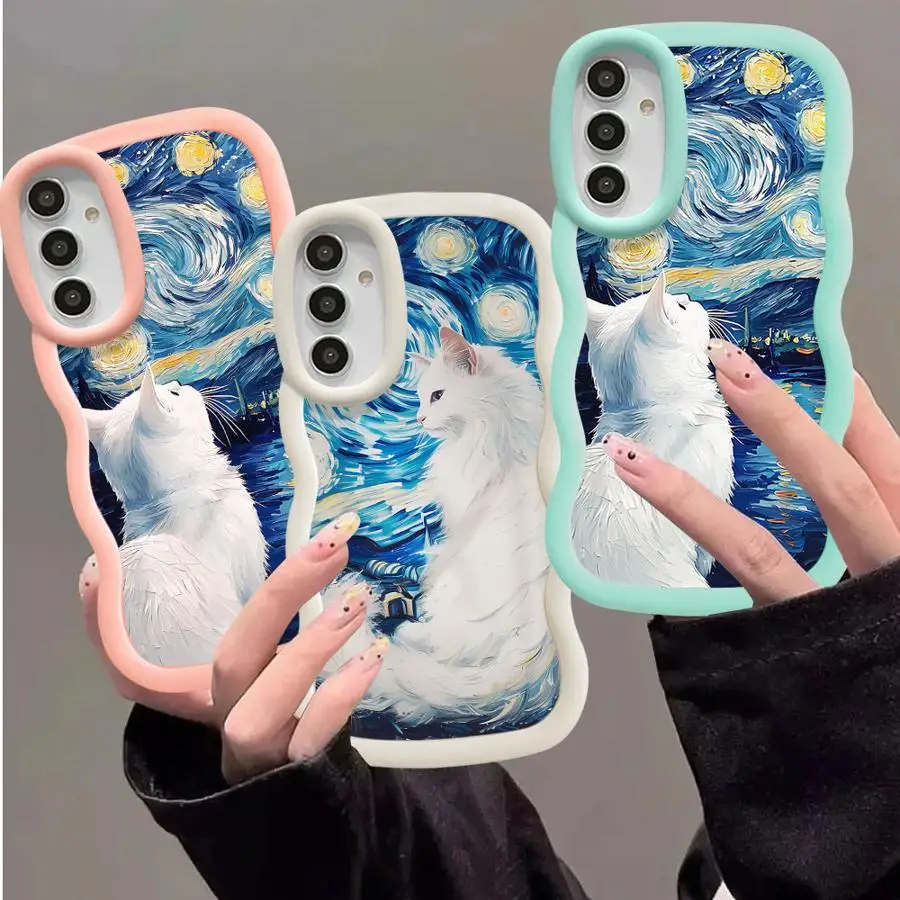 

Мягкий чехол для телефона Samsung Galaxy A36 A33 A35 A13 A14 A11 A12 A15 A21s A26 A34 A16 Van Gogh Art