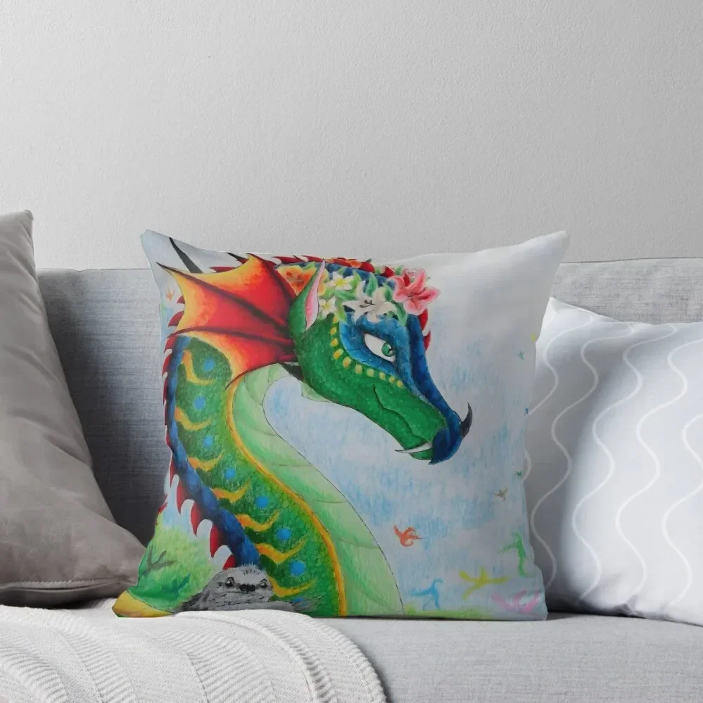 

Queen Glory - Wings of Fire Throw Pillow Cushions For Decorative Sofa Pillowcase Pillow