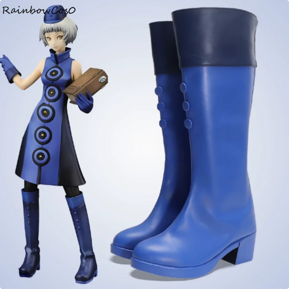 

Elizabeth PERSONA3 p3 Обувь для косплея Сапоги Игра Аниме Хэллоуин RainbowCos0 W4481