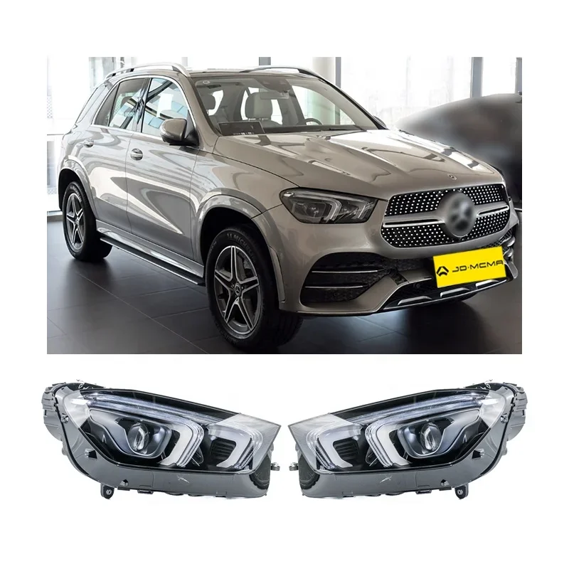 JDMCMA High quality led headlights for BENZ GLE 2020-2021 W167 headlights half assembly A1679060303 A1679060403