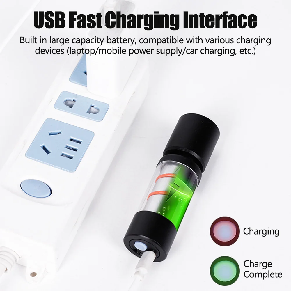 Mini Multifunctional Retro Camping Light Colorful Flashlight Portable and Outdoor Lighting USB Charging Atmosphere Camping Light