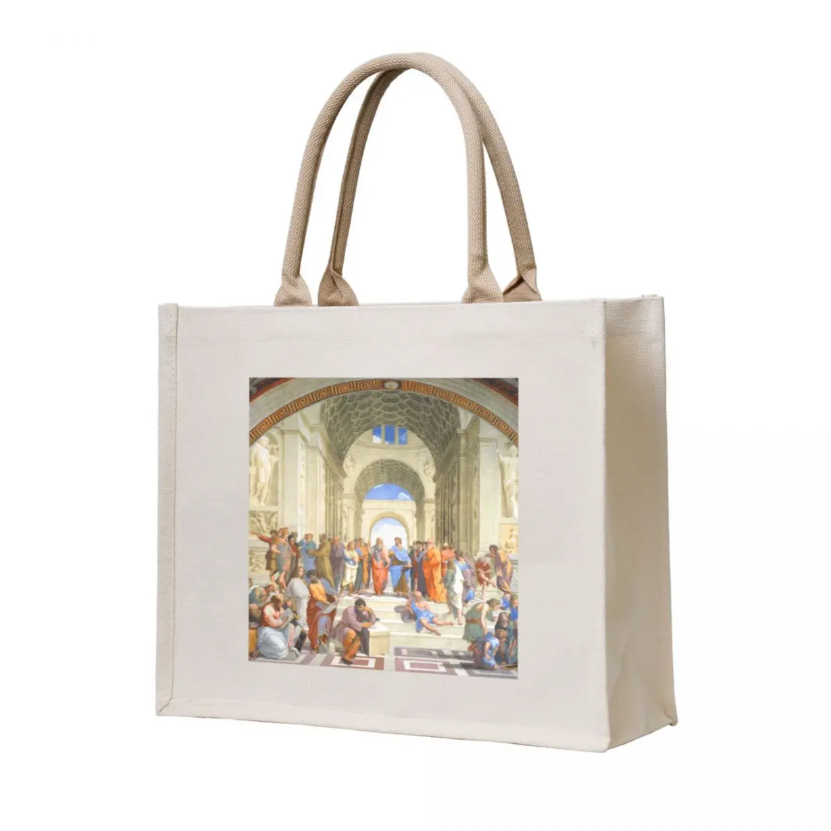 

School of Athens featuring Plato & Aristotle by Raphael, Italian fresco Tote Bag Big bag bags luxury women great bag Women bags