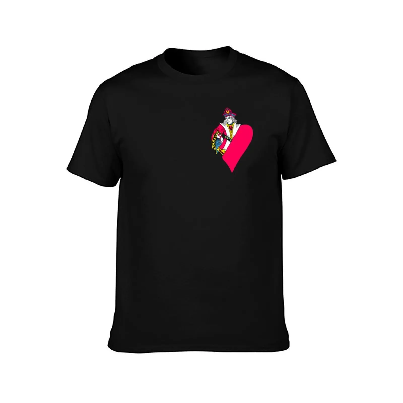 Color Jack of Hearts T-Shirt Outdoor Activity Sports T-Shirt