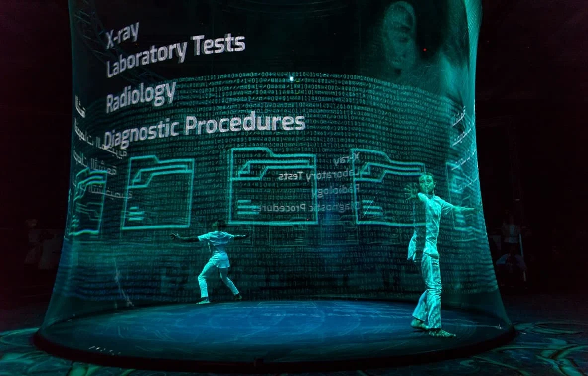 High Transparency Invisible Projection Screen for Museum Exhibition and Historical Artifact 3D Hologram Display