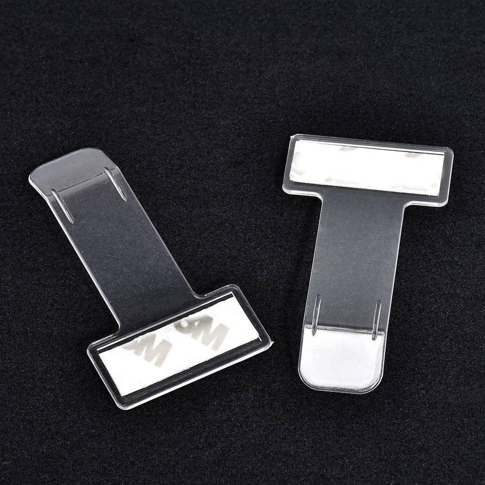 

2Pcs Car Vehicle Parking Ticket Permit Ticket Holder Clip Sticker Car Window Windscreen Auto Fasteners Car Interior Accessories