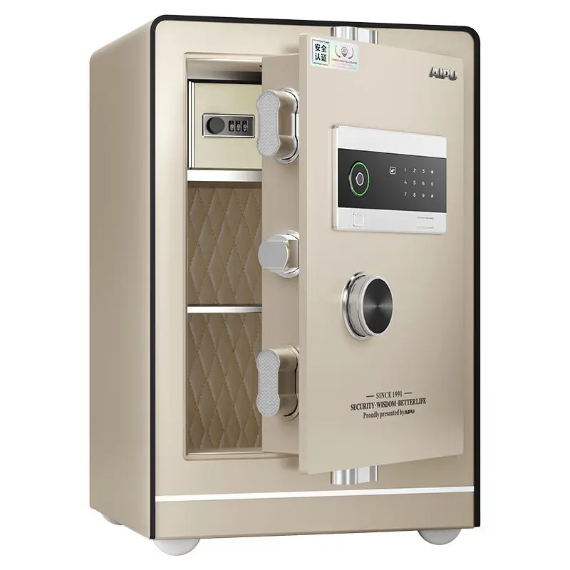 

Safe deposit box household small wall anti-theft safe smart fingerprint password box official genuine