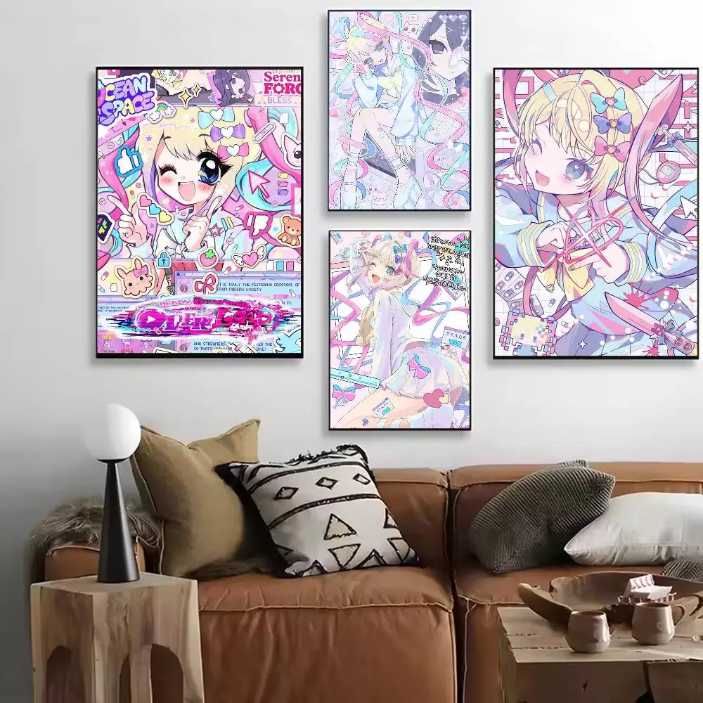 

Anime Needys Girl Poster Versatile HD Waterproof Wall Art Self-Adhesive Decor for Any Space Ideal Gift