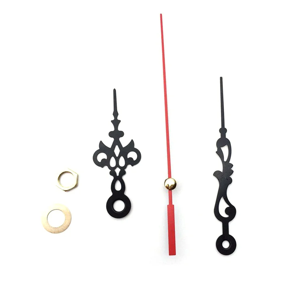 5 قطعة مجموعة الأيدي على مدار الساعة 3 الوقت الأيدي الجوز طوقا سهلة التركيب خدمة طويلة الحياة الصامتة الدقة إصلاح استبدال جعل #1