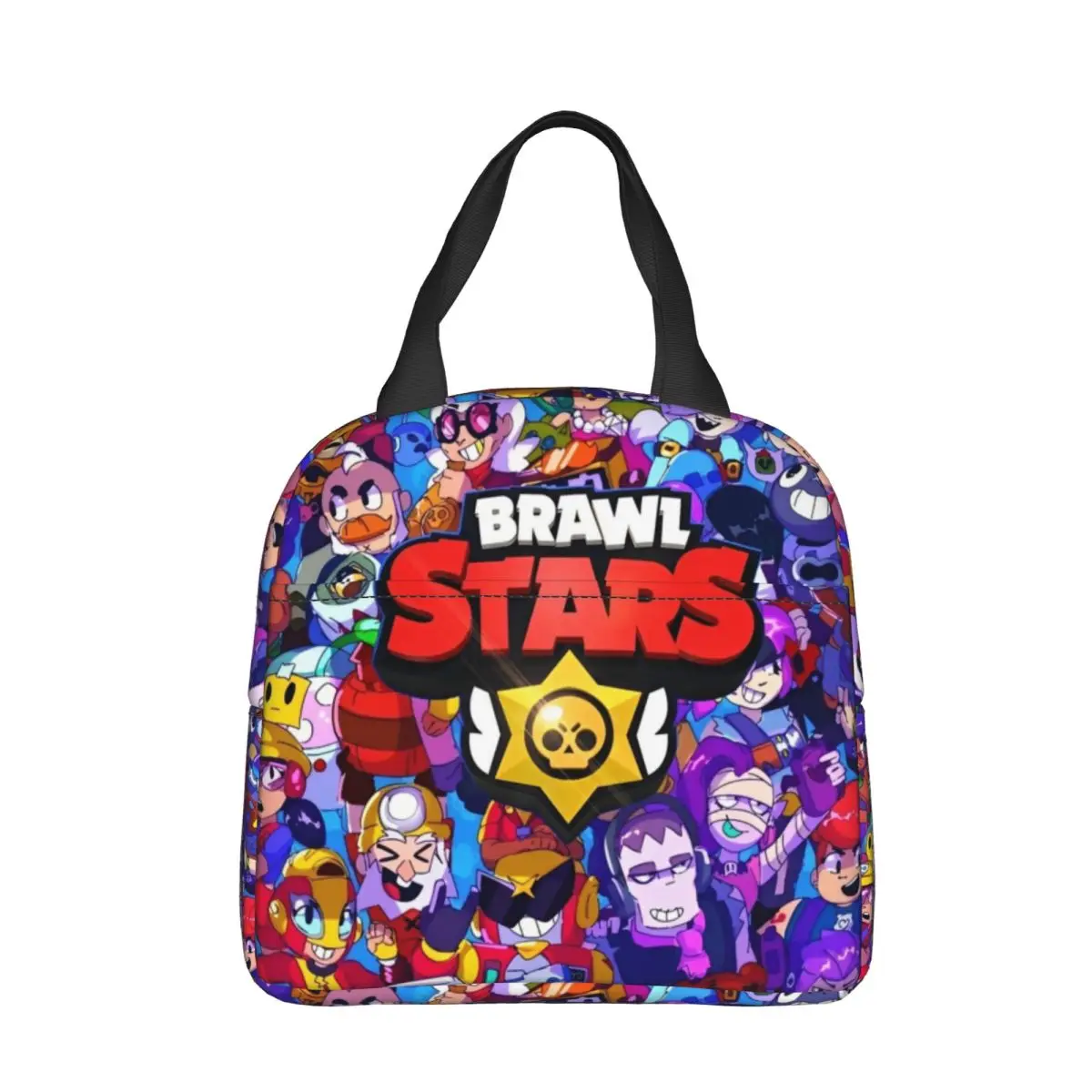 Brawled Game Insulated Lunch Bag Large Meal Container Cooler Bag Lunch Box Tote School Picnic Men Women