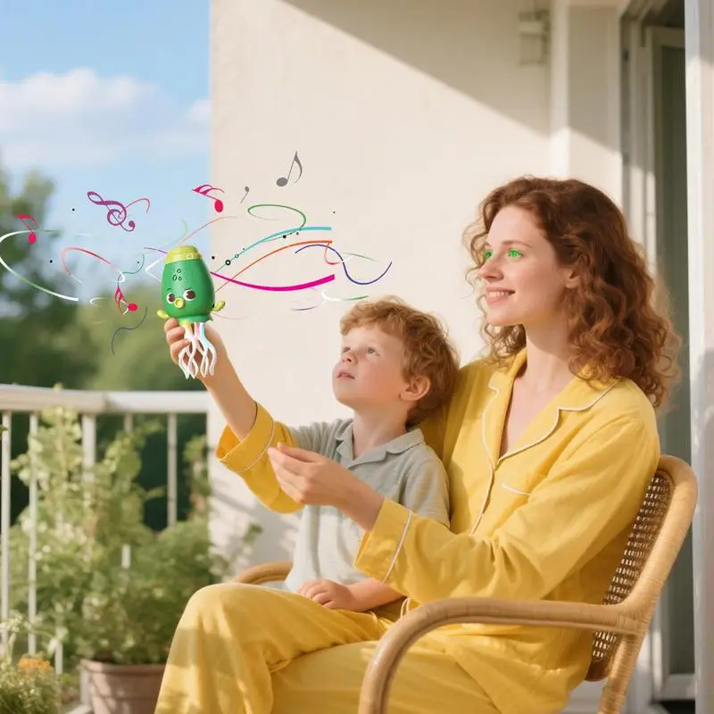 Poulpe dansant électrique, évitement automatique des obstacles, Robot Musical interactif, jouets électriques rechargeables par USB pour