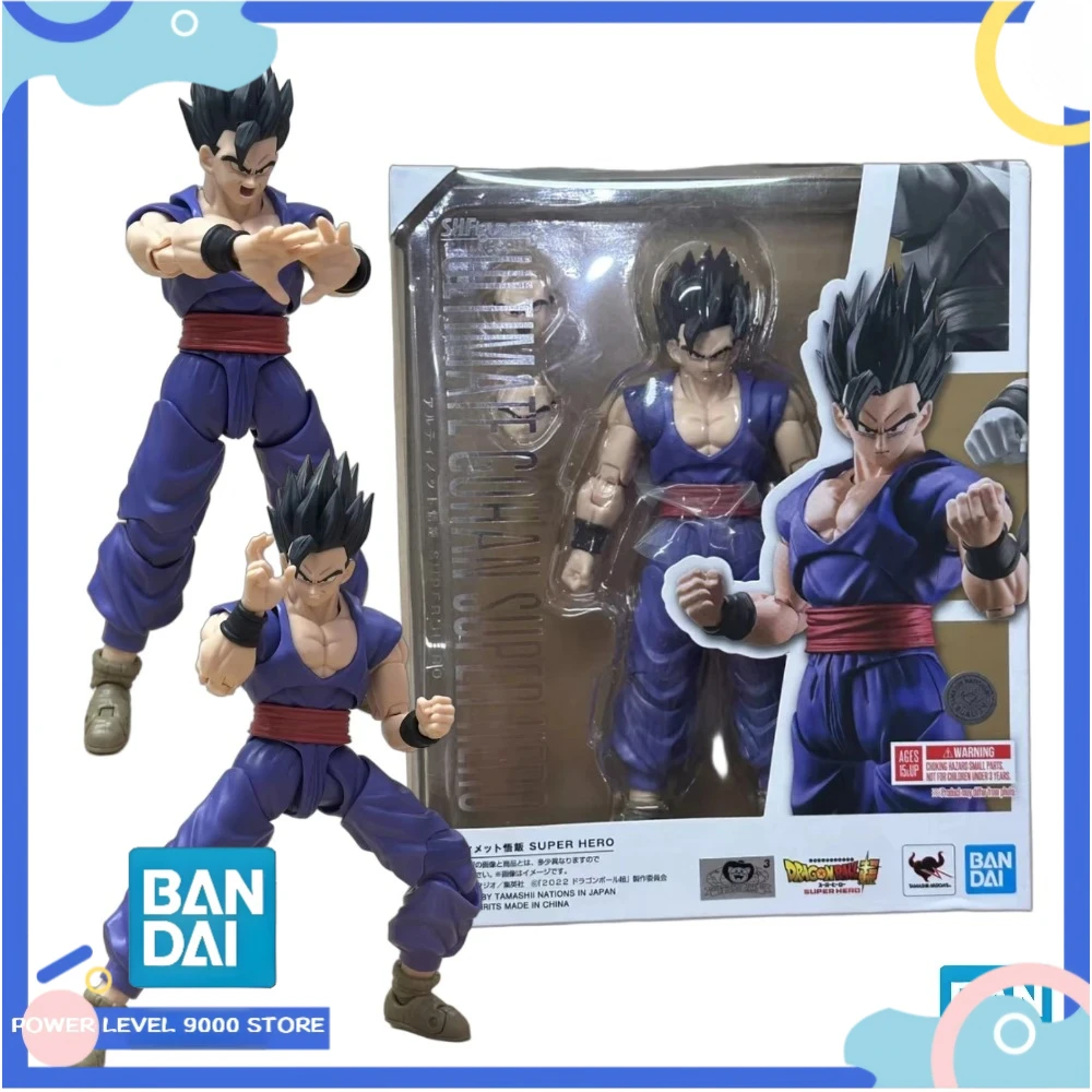 

In Stock Bandai SHF Ultra Son Gohan Dragon Ball Superhero Soul Limited Action Figure Anime Figure Collectible Toy