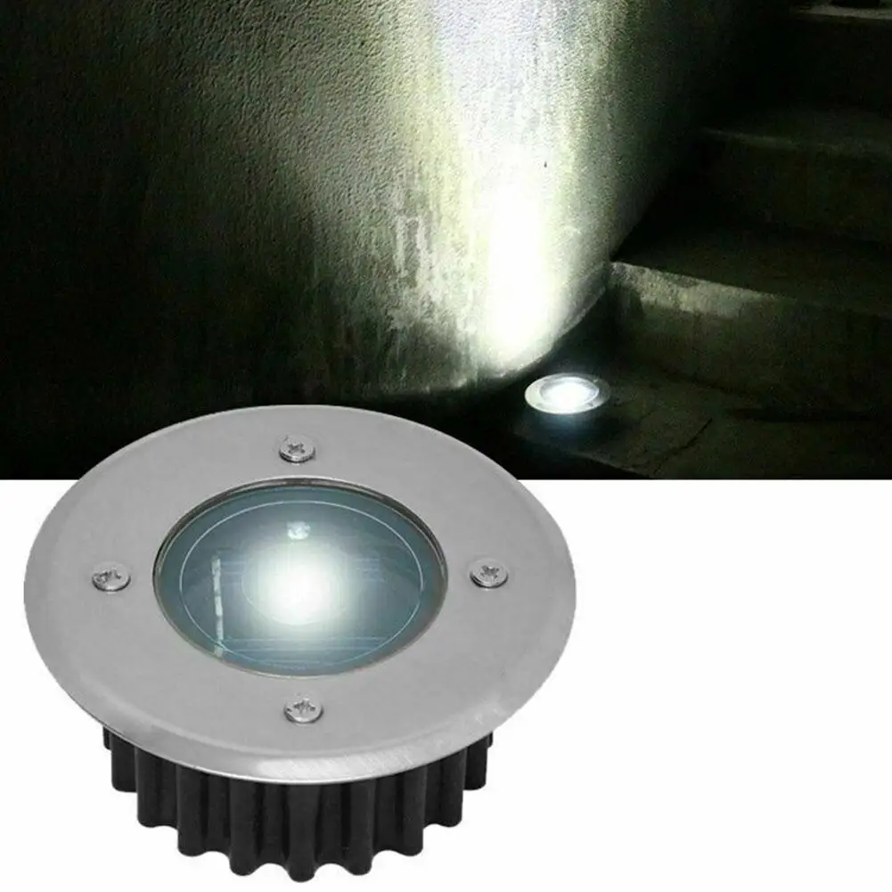 LED Solar Underground Light Waterproof Outdoor Garden Spot Recessed Inground Lighting IP44 Solar Light