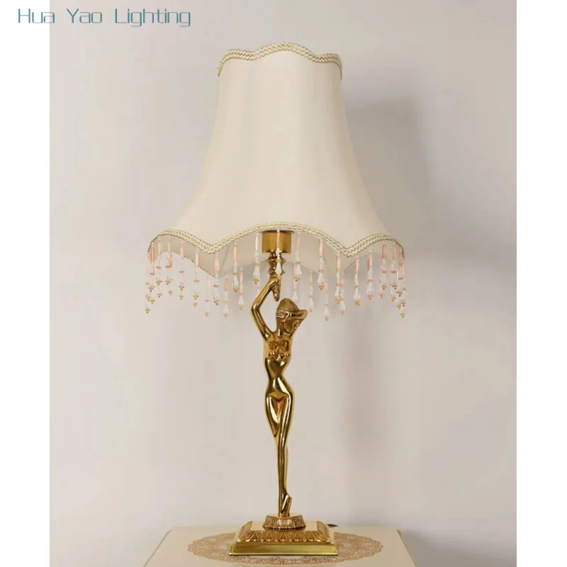 

Promotional Desk Lamp for Living Room Brass Italian Style Table Lamps Dedside Lamp