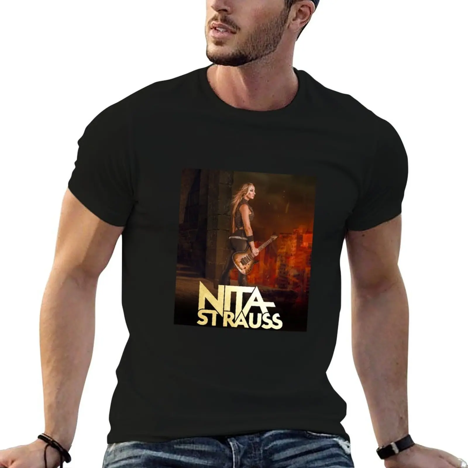 sepenrit Nita Strauss Winter wasteland tour 2021 T-Shirt Personalized t-shirt anime stuff mens shirts graphic tee