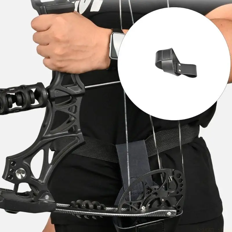 

U2JB Ergonomic Waist Quiver Soft PU Leather Waist Mounted Tool Cradle For 30 To 36Inch Compound Bows Management