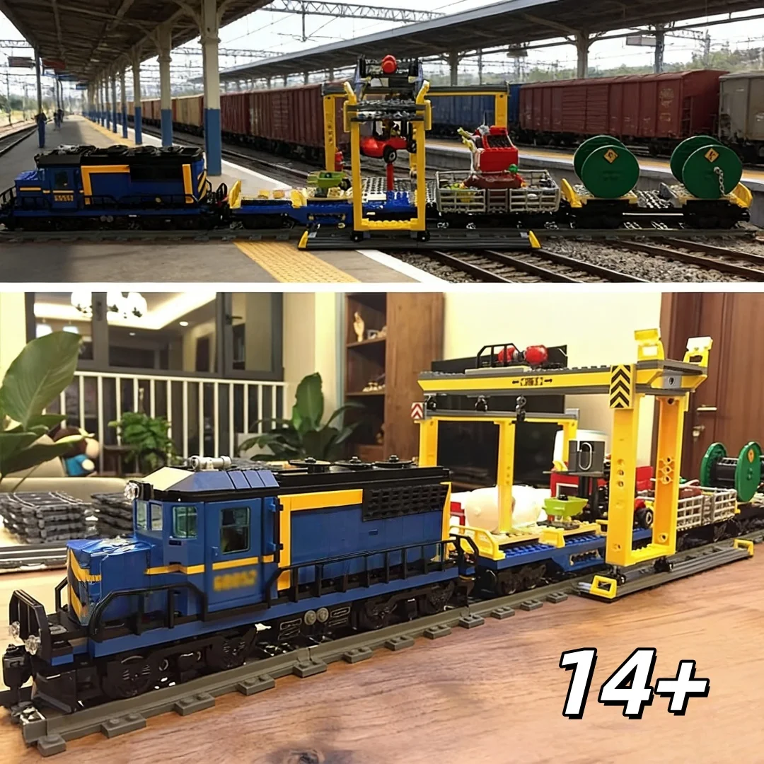 

Новый конструктор-железная дорога 2026 года с дистанционным управлением, 888 деталей, электрический набор с рельсами, развивающая игрушка для детей