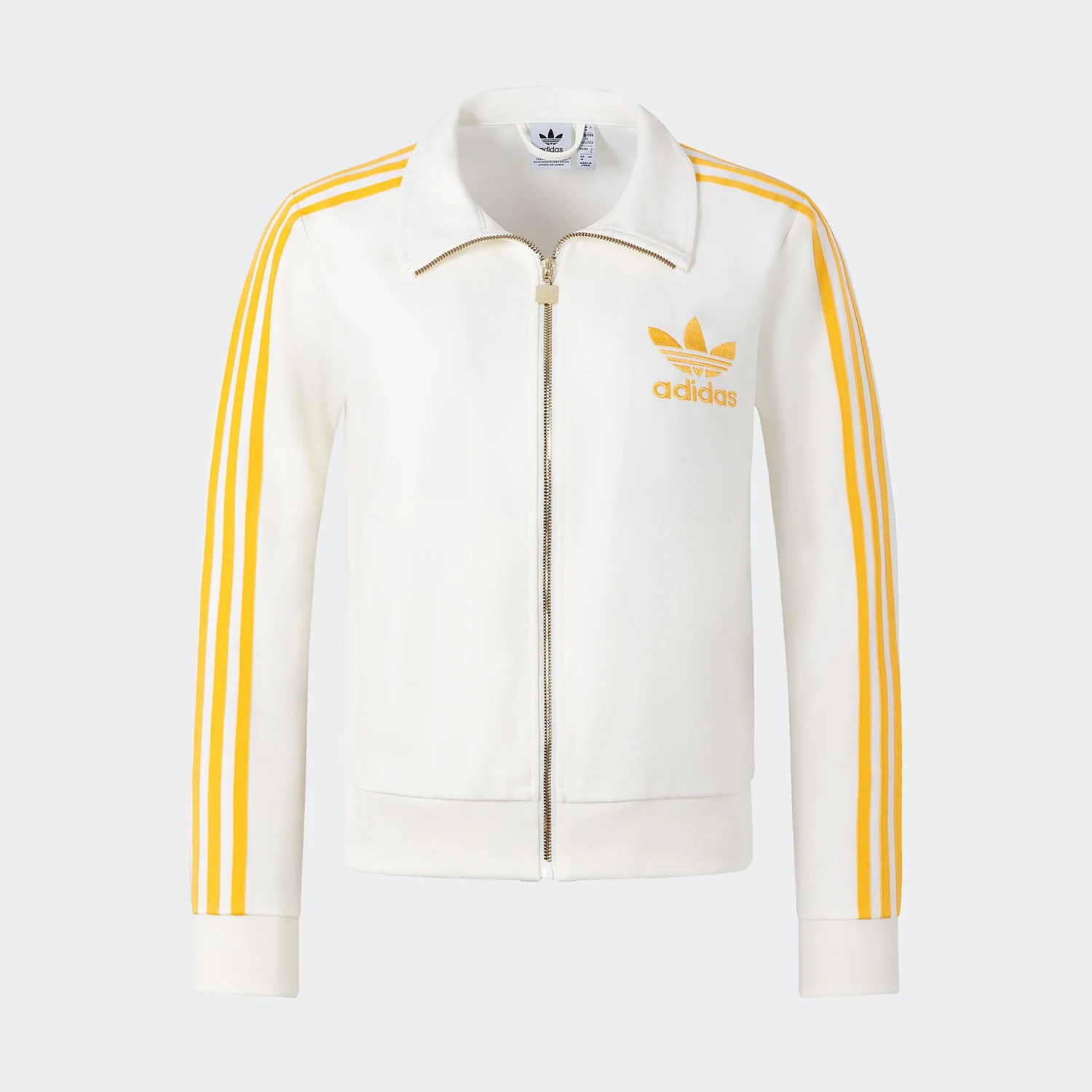 Adidas Official Genuine Three Stripes Women's Retro Sporty Simple Jacket JZ4337