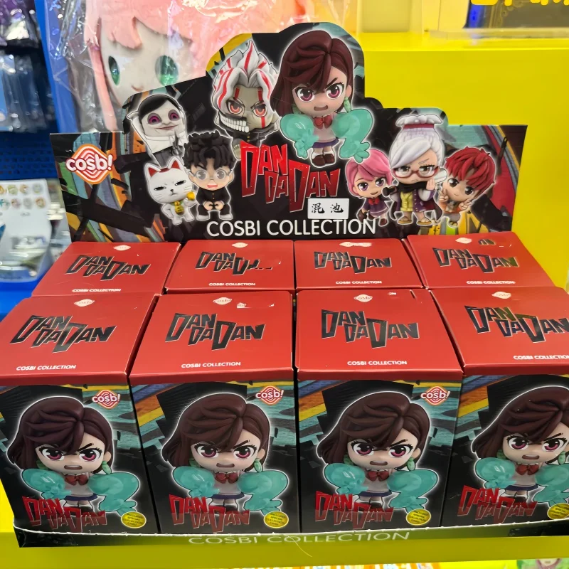 

Горячая оригинальная мини-слепая коробка Dandadan, коллекция Cosbi, фигурки аниме Chibi, Okarun Momo Speed, бабушка, милая загадочная коробка, модель, подарки