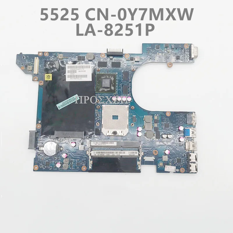 

CN-0Y7MXW 0Y7MXW Y7MXW High Quality For 15R 5525 M521R Laptop Motherboard LA-8251P Mainboard With HD7650M GPU 100% Working Well