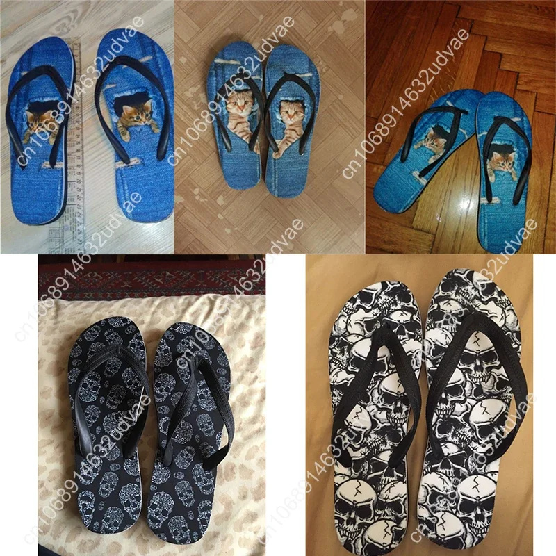 Women Summer Flip Flops Japan Anime Jujutsu Kaisen Gojo Satoru Couple Home Non-slip Slippers Comfor Outdoor Sandals