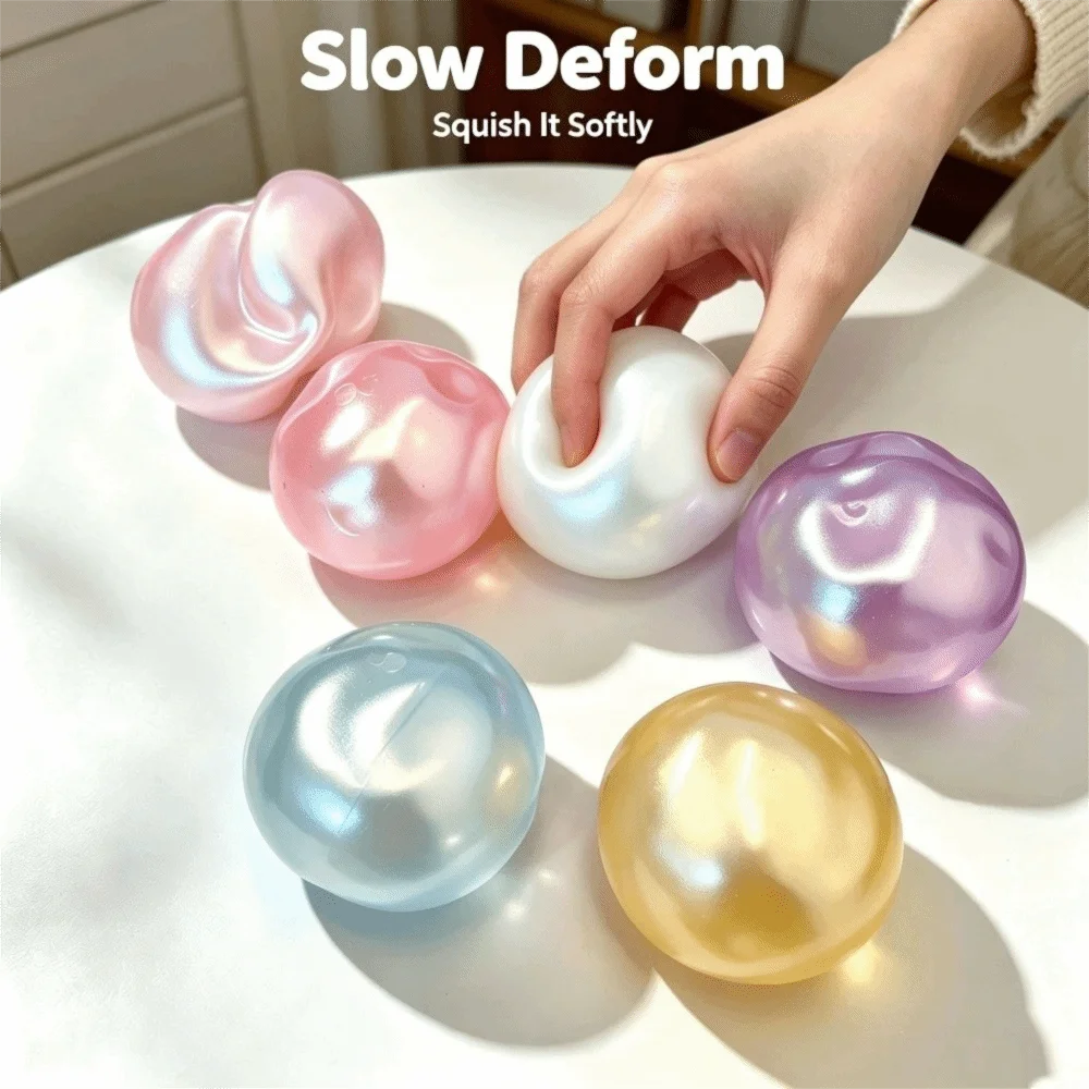 Sensory Slow Rising Squishy Slow Rebound Plasticity Reduce Pressure Ball Moldable Fidget Sensory