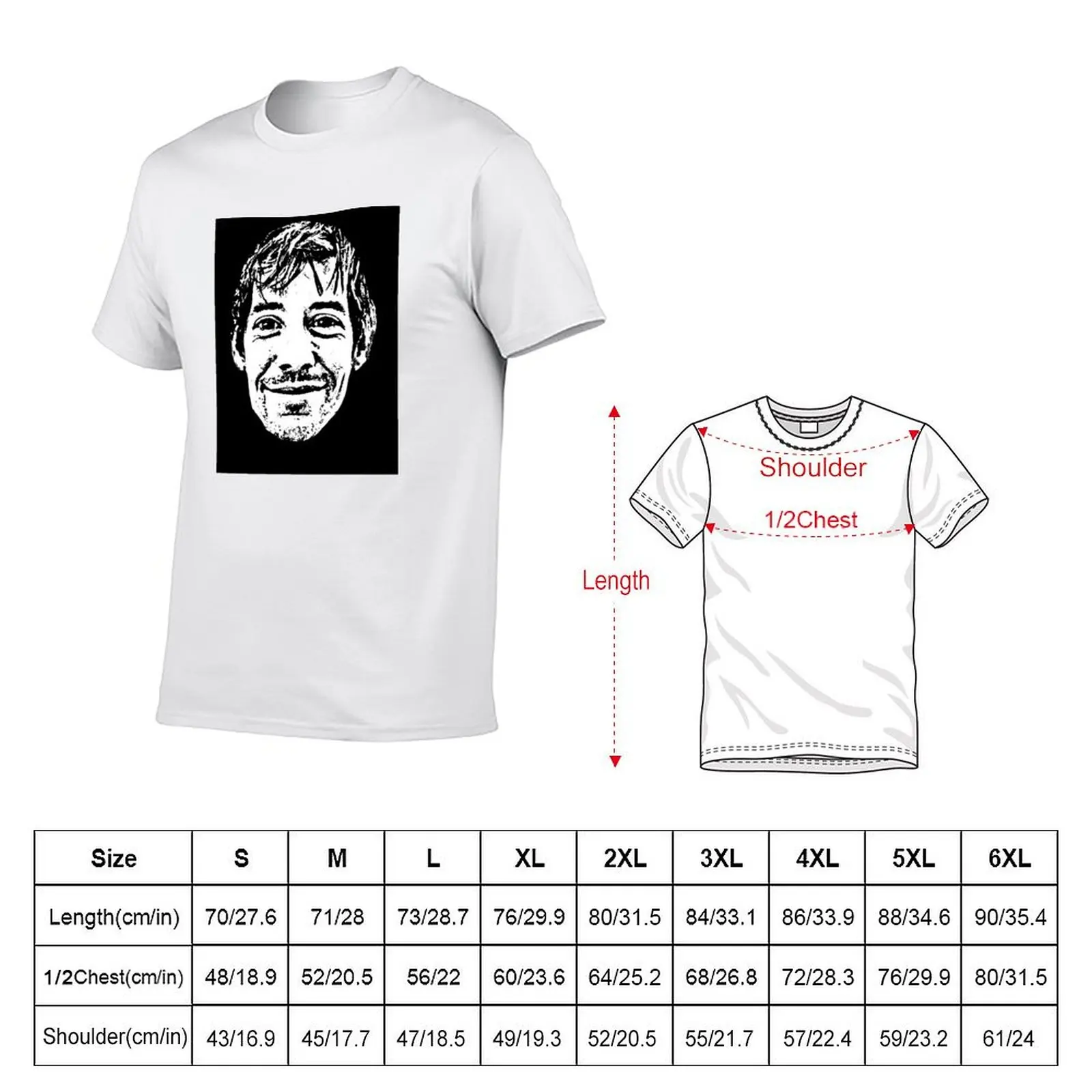 Alex Honnold portrait T-Shirt man t shirt cotton high quality t shirt for man 100 percent cotton T-Shirt