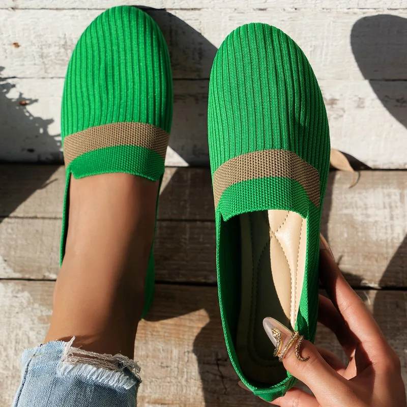 Women Mesh Flats Casual Shoes 2024 Spring New Walking Shoes Fashion Loafers Breathable Sport Sneakers Zapatillas Mujer image 4