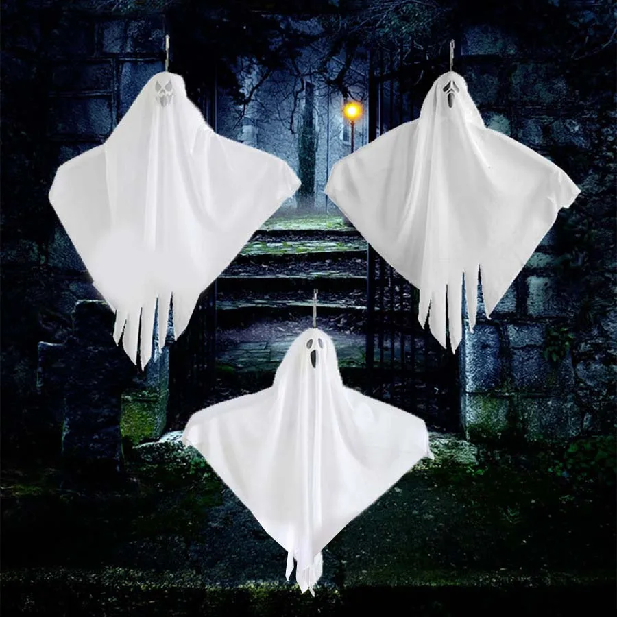 Halloween Geist Anhänger Fliegender Geist Horror Requisiten DIY Halloween Dekorationen Garten Party Dekoration Home Bar Hängende Dekorationen