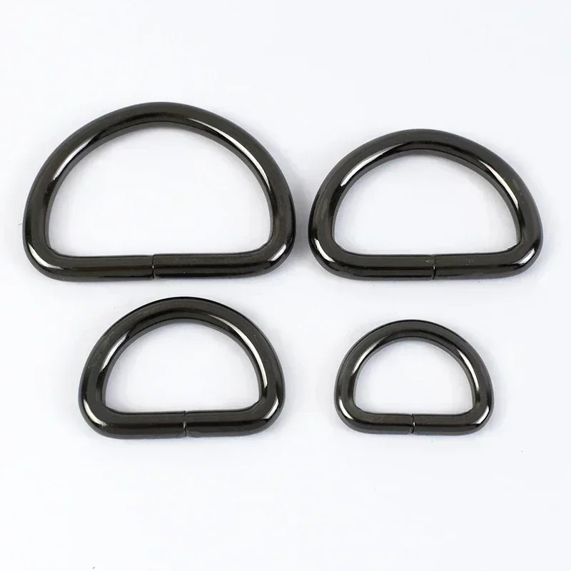 50pcs 13-50mm Metall d Rings chn allen für Taschen riemen Gurtband Gürtels chnalle Griffe Verschluss schlaufen DIY Handtasche Leder zubehör