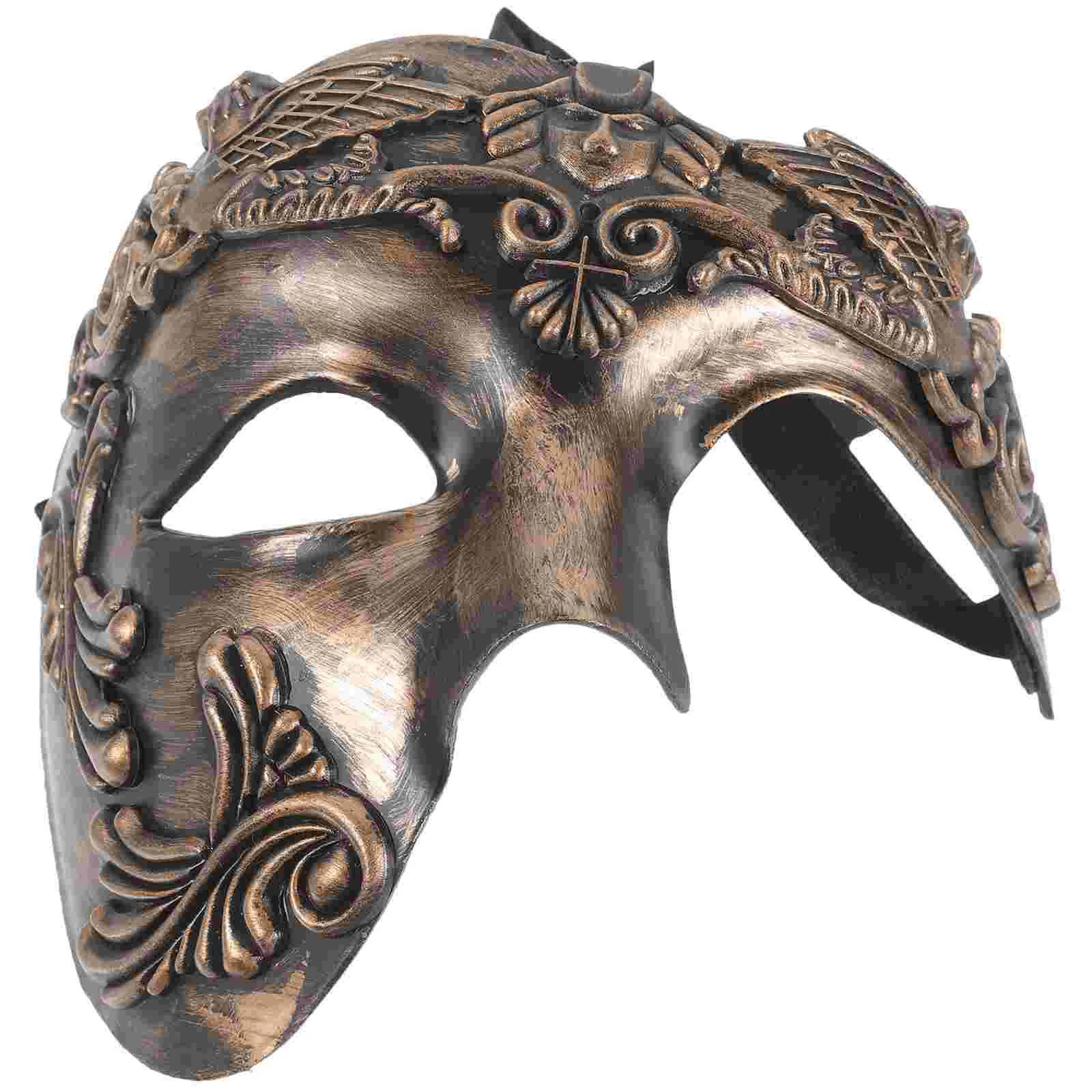 Halloween Masks Roman Greek Party Soldier for Cosplay Vintage Wedding Masquerade Plastic