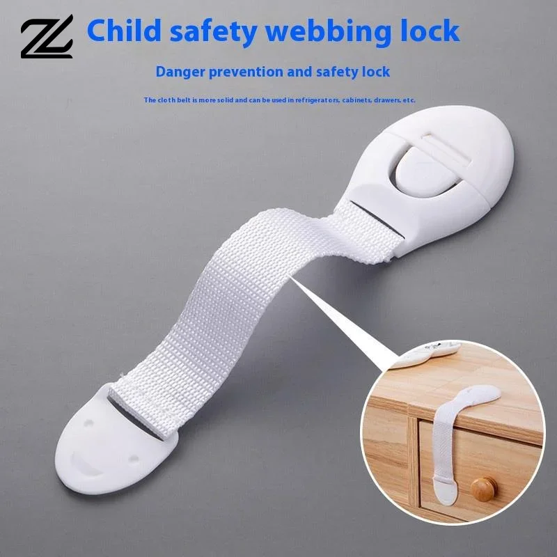 5Pcs Baby Security Protection Child Safety Cabinet Lock Drawer Door Cabinet Lock Plastic Protection Kids Safety Door Lock