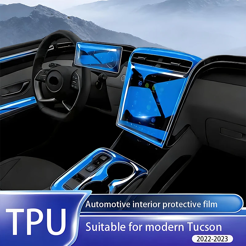 

Suitable for the interior TPU scratch-resistant film of Hyundai Tucson 2022-2023 models, transparent protective film