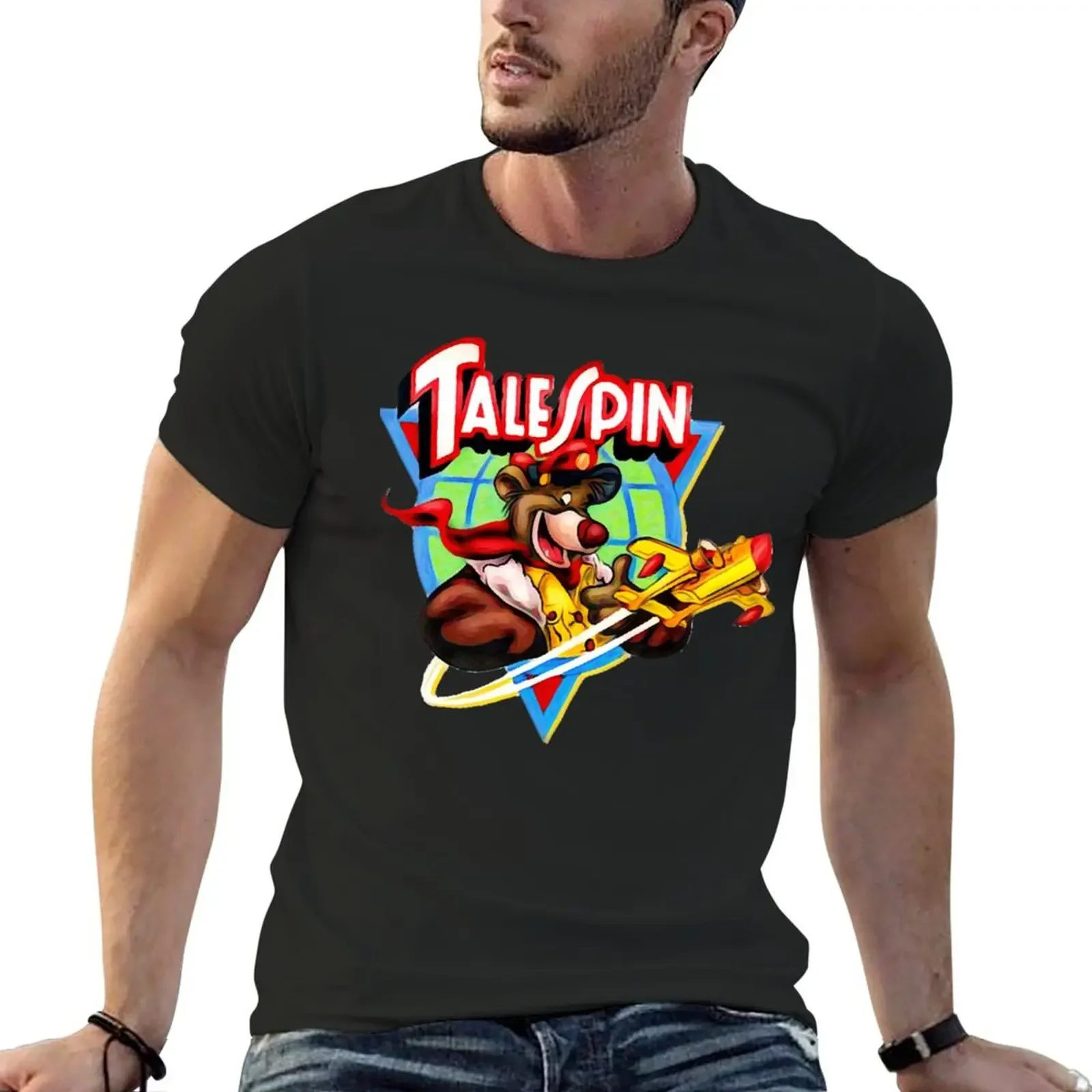 

Talespin, baloo logo plane T-Shirt anime figures tops shirts graphic tee sweat mens t shirts pack