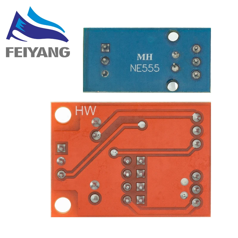 NE555 Pulse Frequency Duty Cycle Adjustable Module 10kHz -200kHz Square Wave Signal Generator For Arduino DIY Kit Stepper Motor