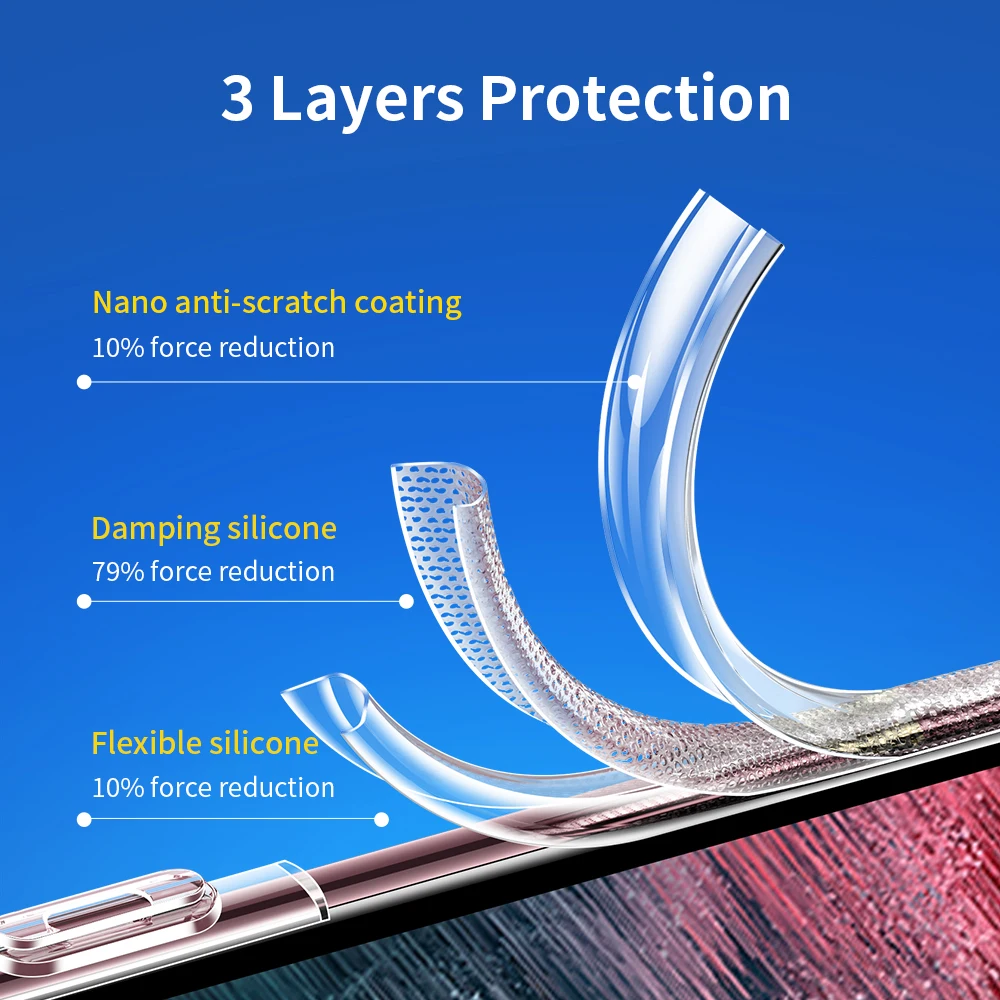 SmartDevil Bumper Phone Case For Samsung Galaxy S 23 Ultra Transparent Soft Black Cover for S23Plus Airbag Anti Drop Protectio image 4