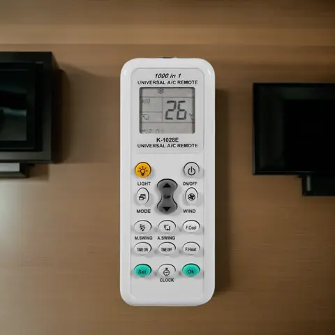 1000 en 1 Control remoto universal K-1028E AC Digital LCD para aire acondicionado