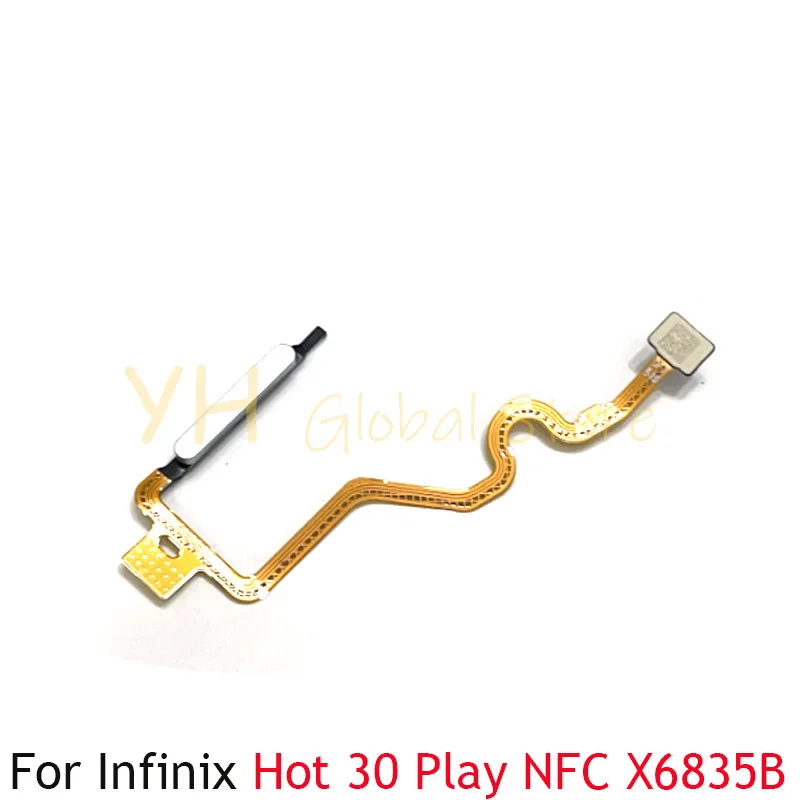 

For Infinix Hot 30 Play NFC X6835B X6835 Fingerprint Reader Touch ID Sensor Return Key Home Button Flex Cable